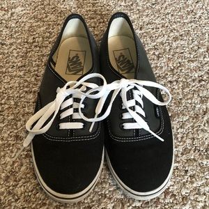Vans black and grey sneakers